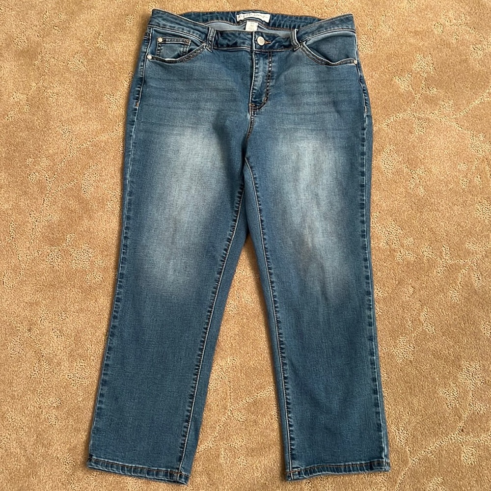 EST. 1946 Denim Curvy Cropped Jeans, Sz 10